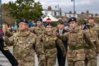 David Powell with the Army Cadets