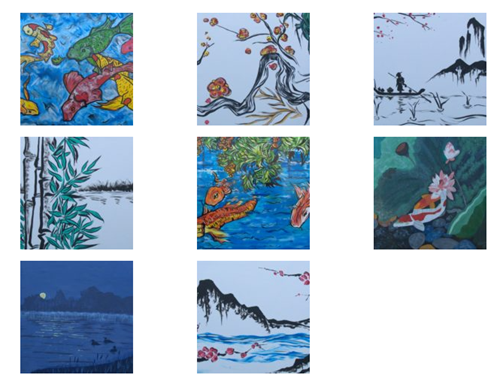 Art work at the Linden centre
