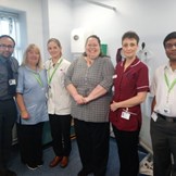 Photo of the Bedfordshire diabetes care team