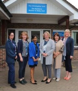 MP Vicky Ford visiting Rainbow unit