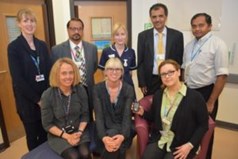Photo of the improving diabetes care team