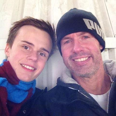 Photo of Ken Day with his son Archie