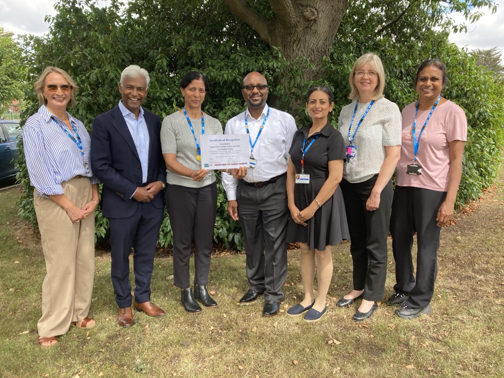 Allen Seniassen with other members of EPUT staff - AHP perceptorship programme.