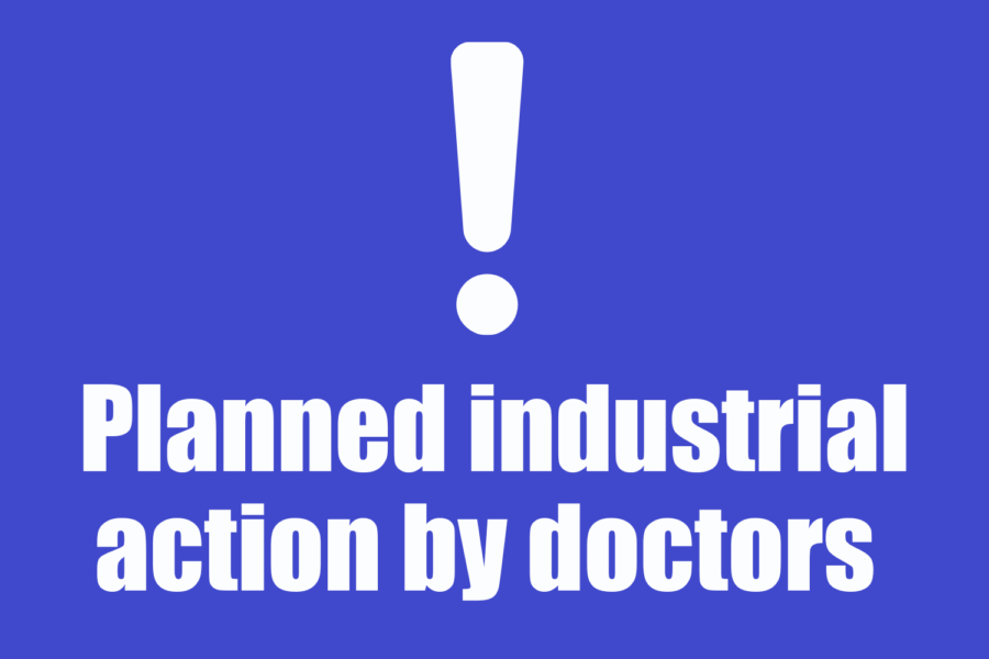 Planned industrial action by doctors image