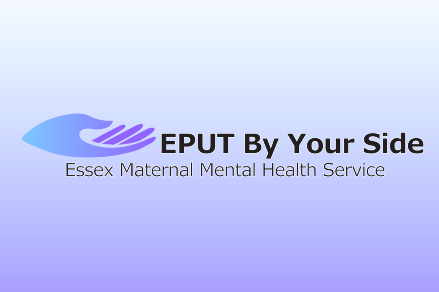 By Your Side” logo with two stylised hands and the text “Essex Maternal Mental Health Service.