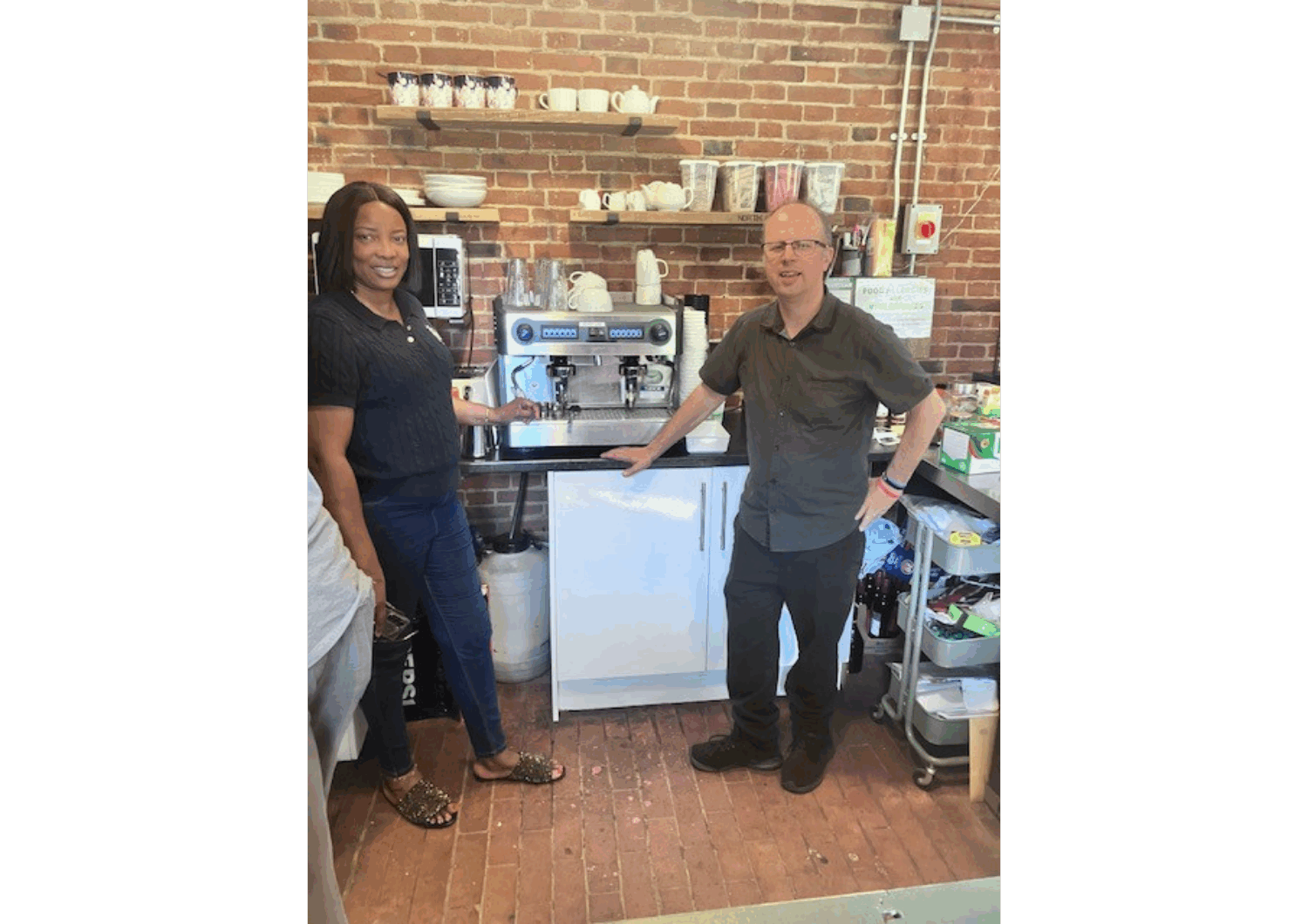 Staff t Grays Town Park Cafe